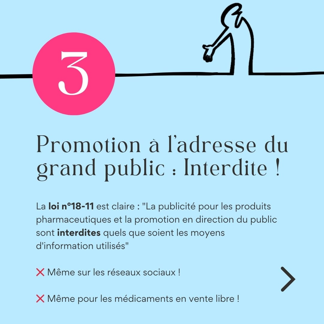 Promotion à l'adresse du grand public : Interdite !